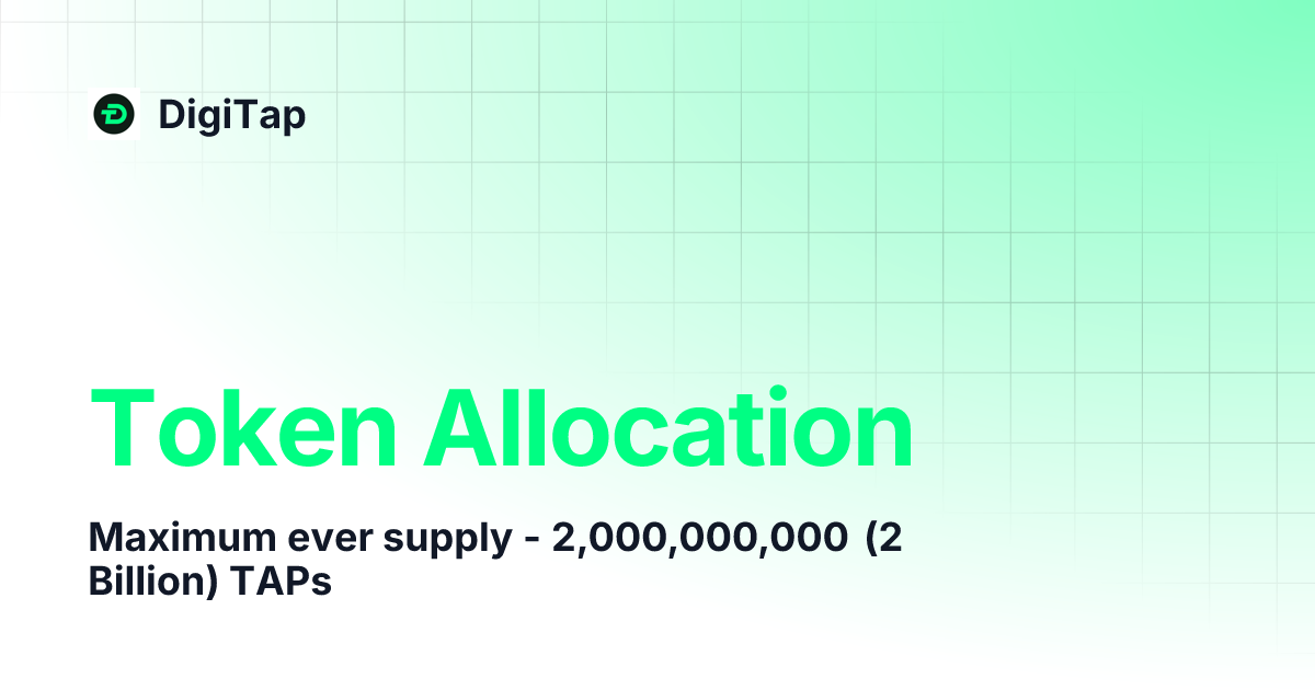 Token Allocation | DigiTap